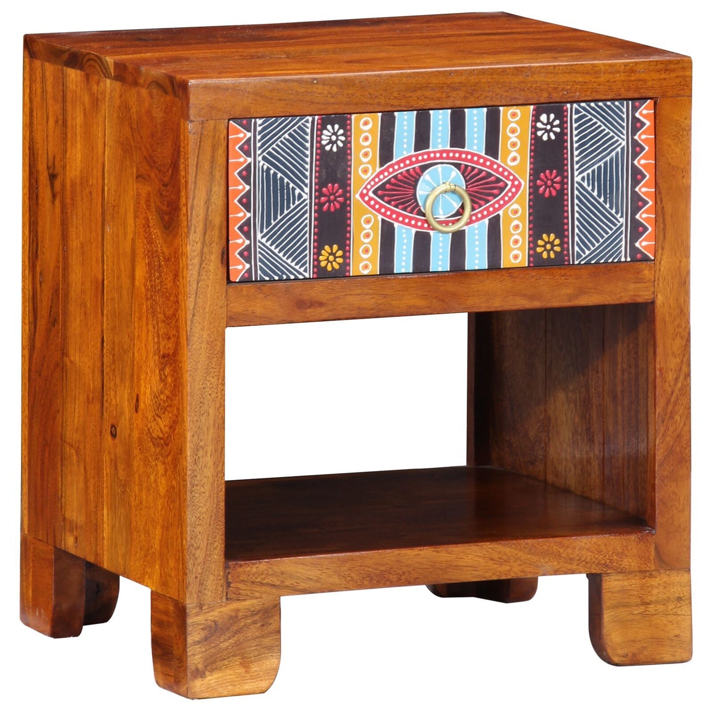 Sideboard Multicolour 40 x 35 x 45 cm Solid acacia wood