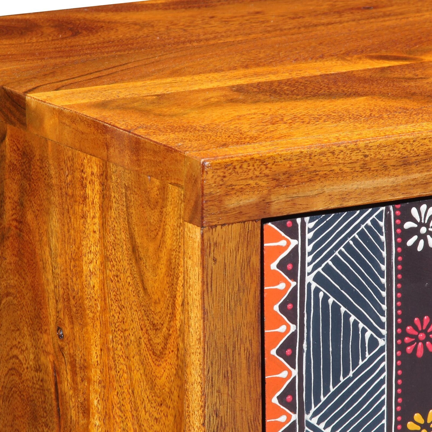 Sideboard Multicolour 40 x 35 x 45 cm Solid acacia wood