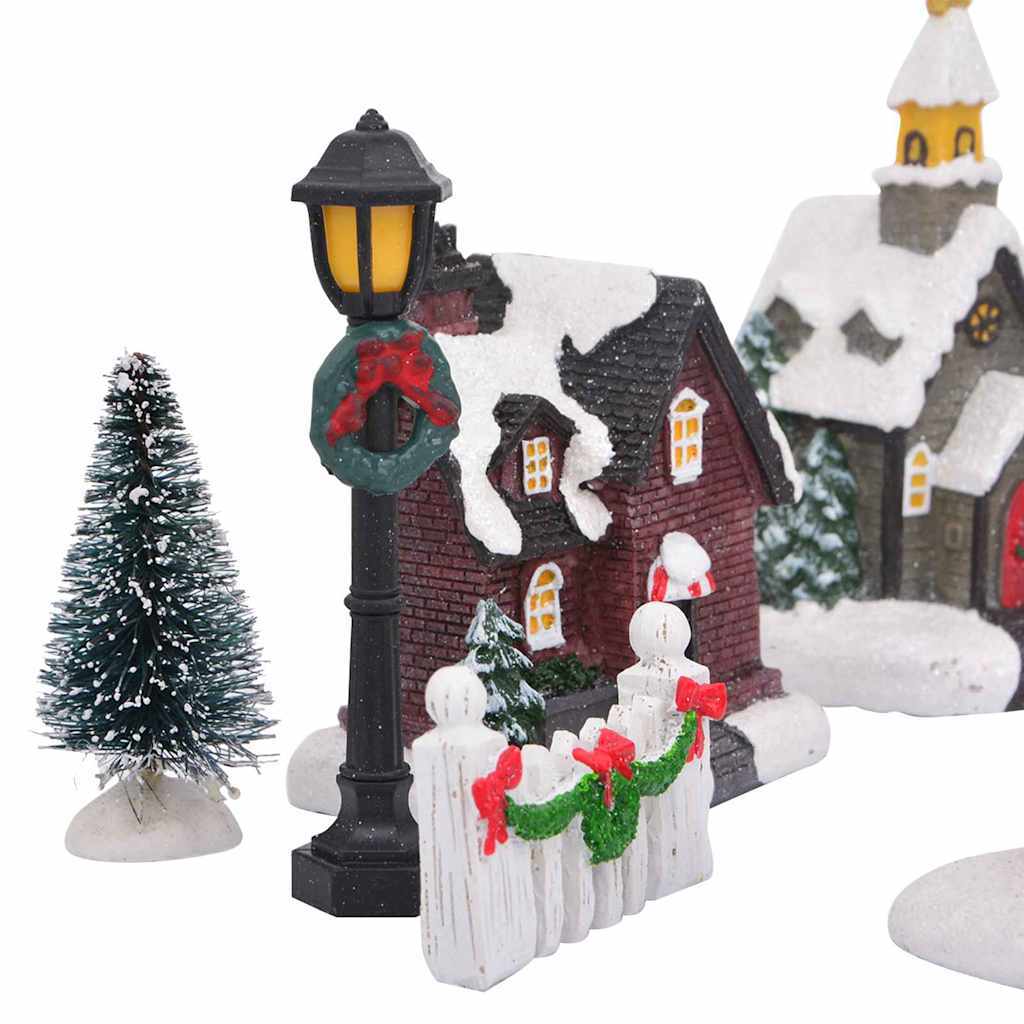 Christmas Tabletop Decor Multicolour Resin