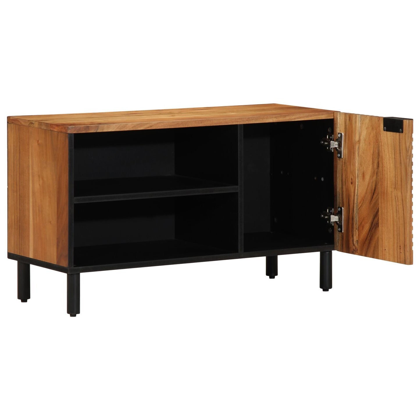 TV Cabinet with Shelf Brown 80 x 31.5 x 46 cm Solid Acacia wood