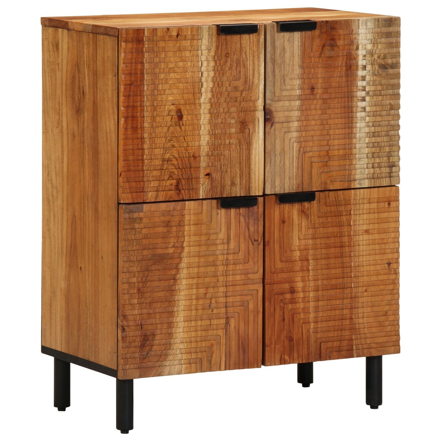 Sideboard with Shelf Brown 60 x 33 x 75 cm Solid Acacia wood