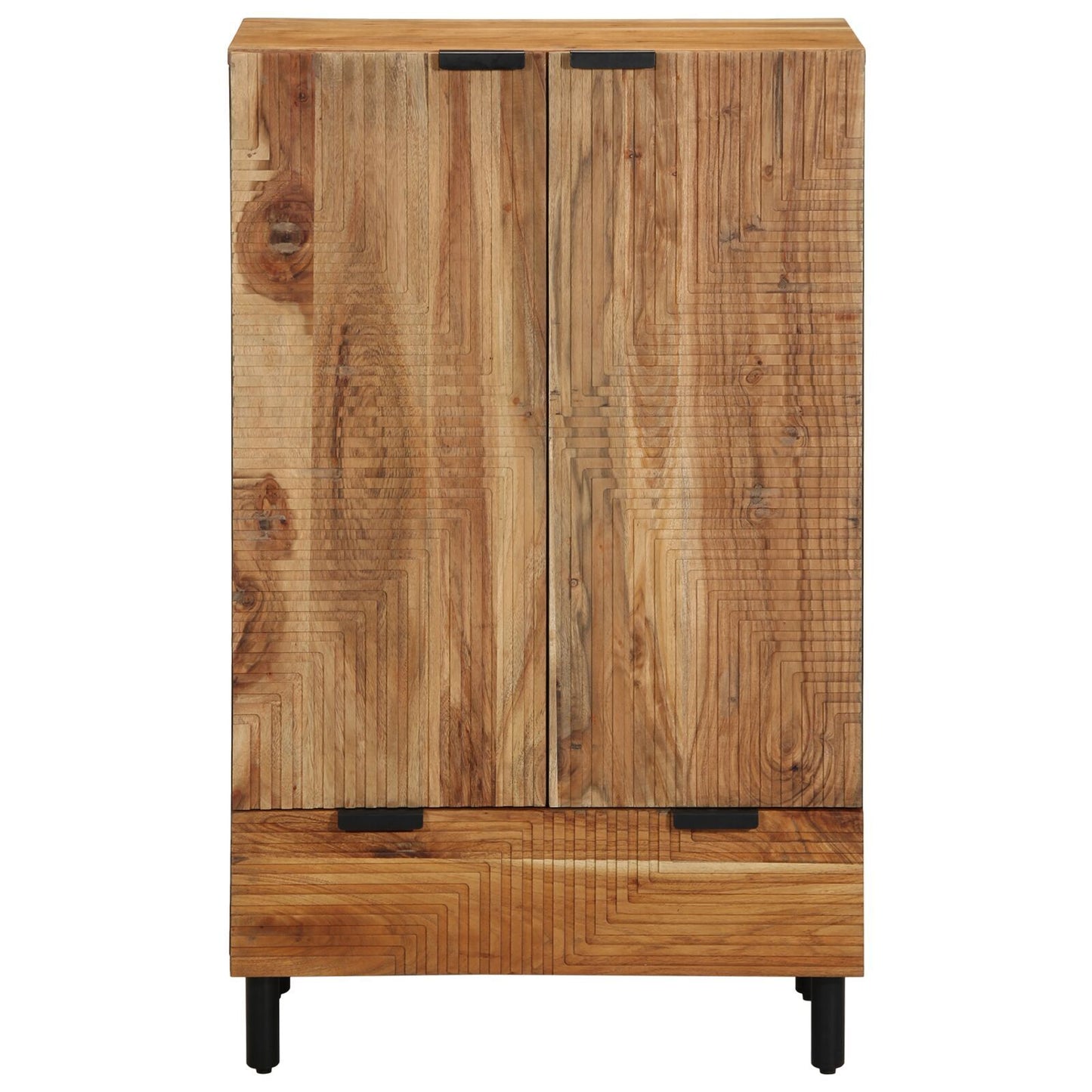 Highboard Natural 60 x 33.5 x 100 cm Solid Acacia Wood
