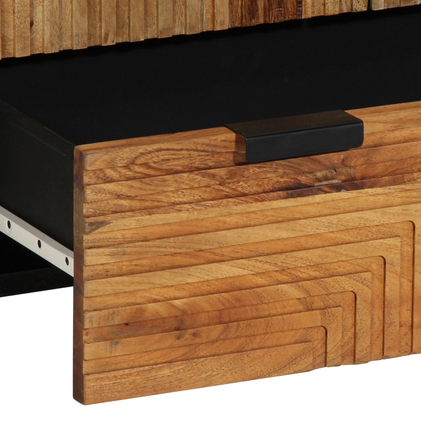 Highboard Natural 60 x 33.5 x 100 cm Solid Acacia Wood