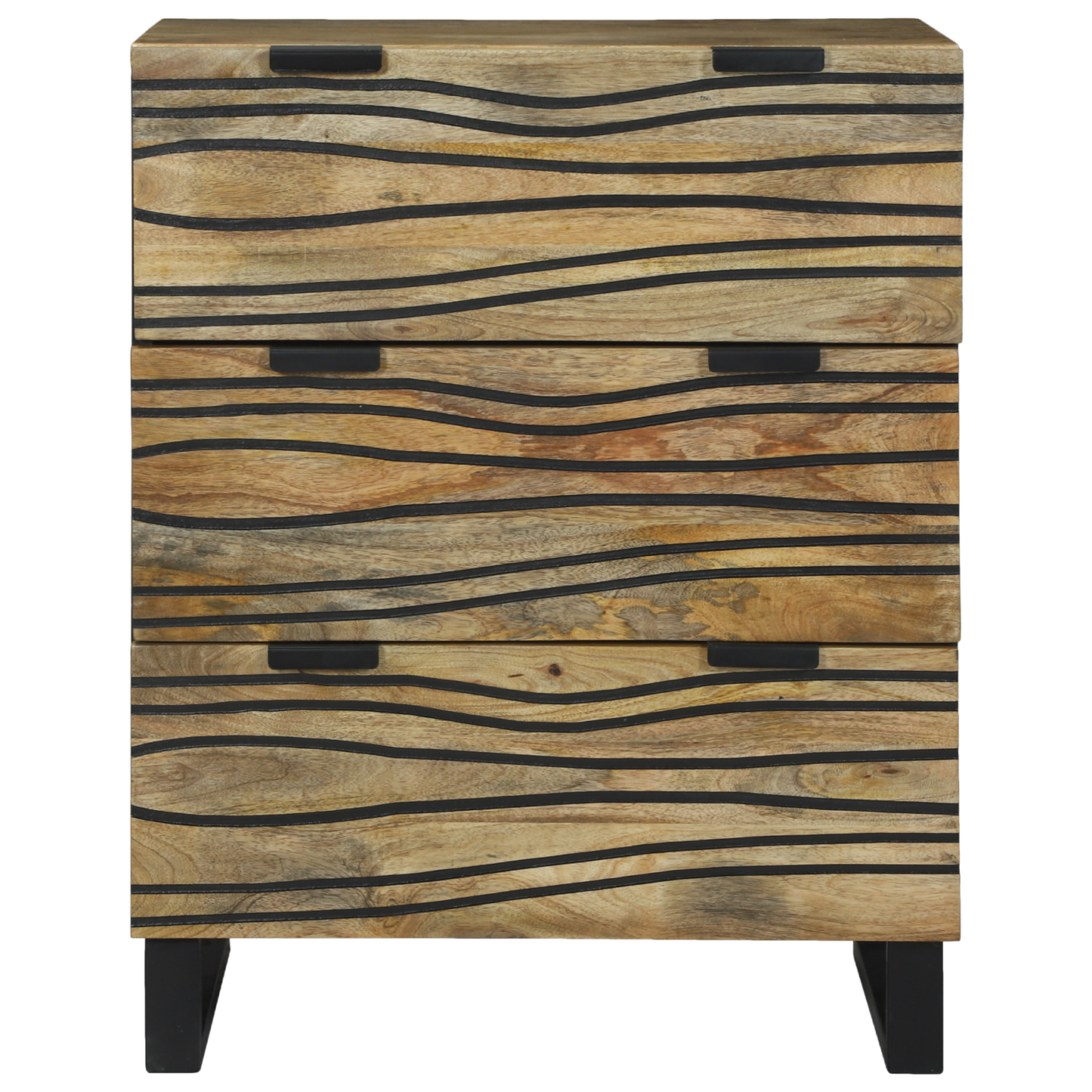 Sideboard with Drawer Brown 60 x 33.5 x 75 cm Solid Mango wood