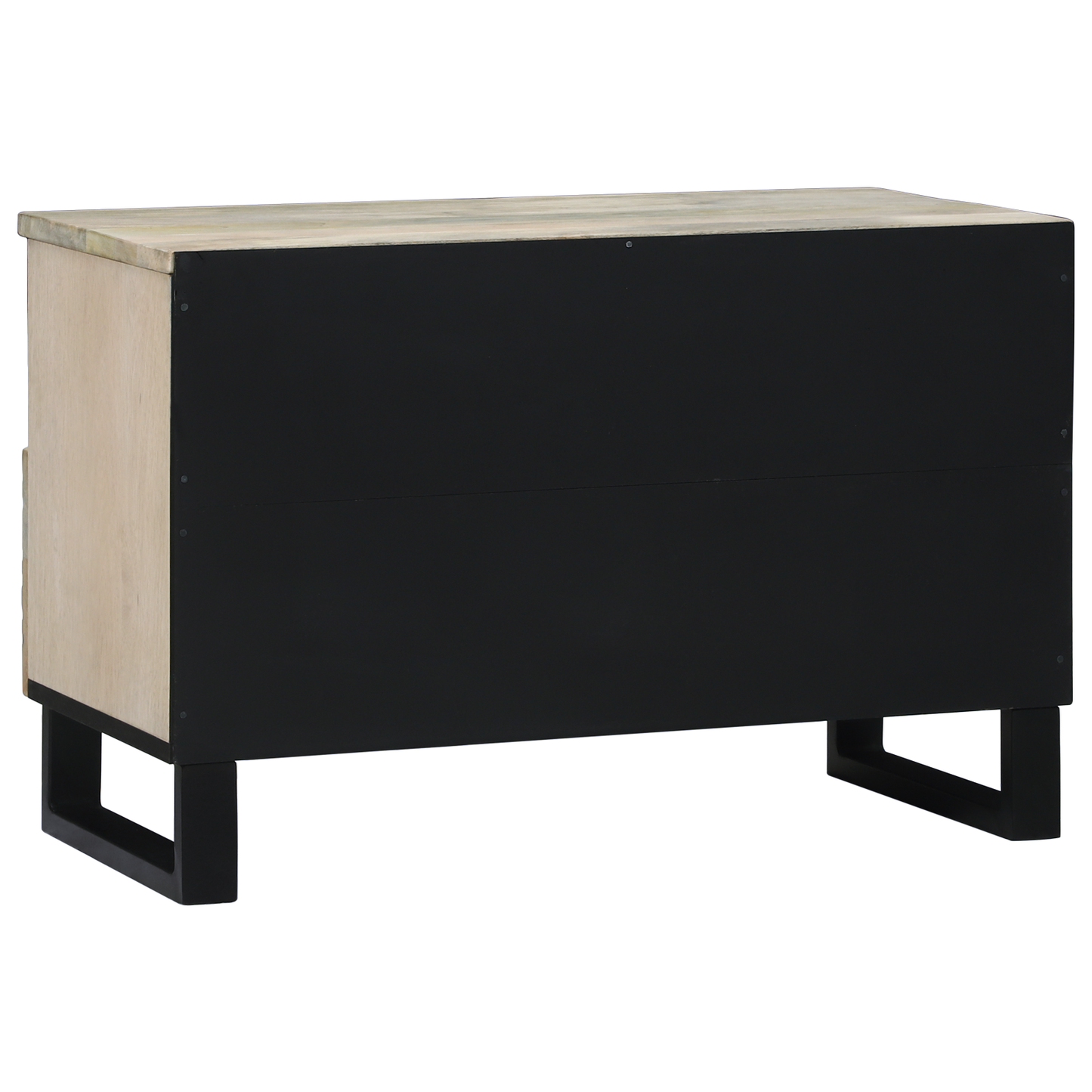 TV Cabinet with Drawer White 70 x 33 x 46 cm Solid mango wood