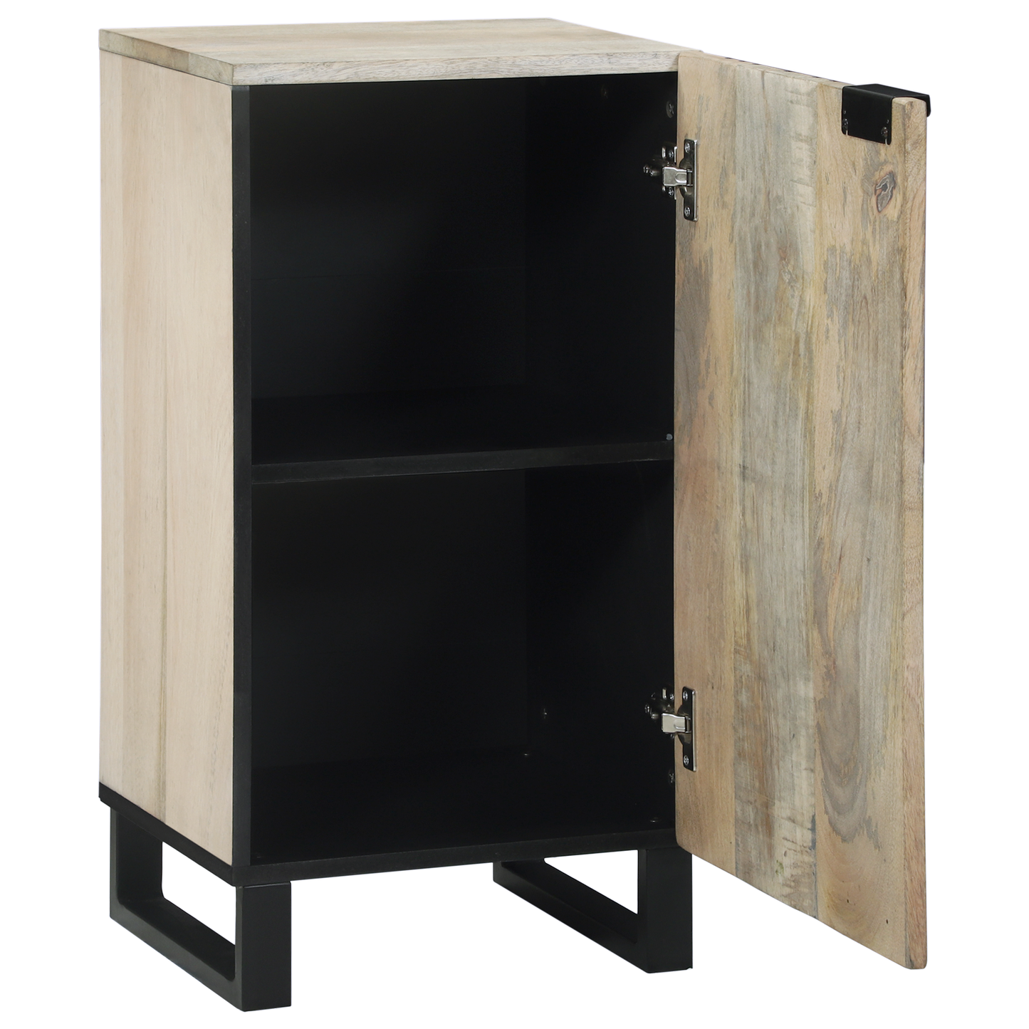 Sideboard White 40 x 33 x 75 cm Solid mango wood