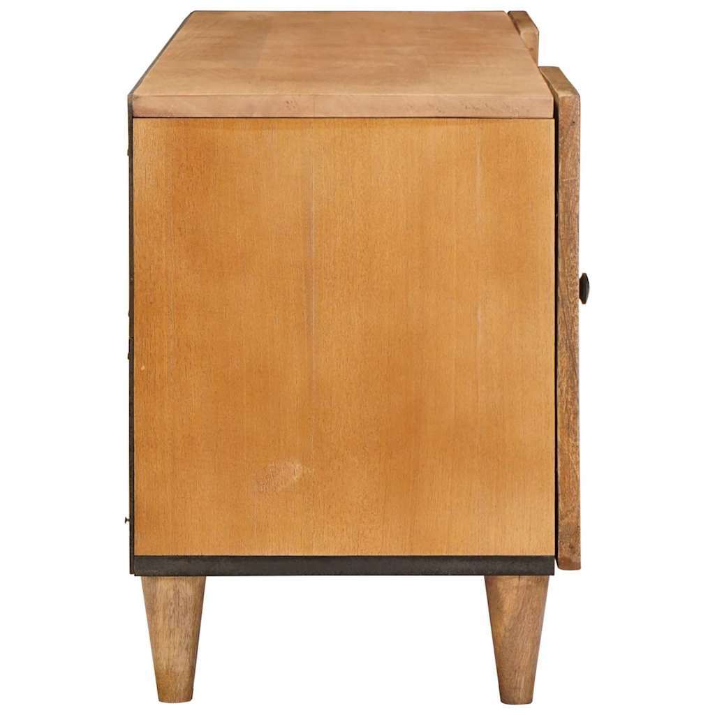 TV Cabinet Light brown 105 x 33 x 46 cm Solid mango wood