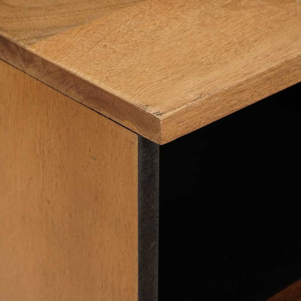 TV Cabinet Light brown 70 x 33 x 46 cm Solid mango wood