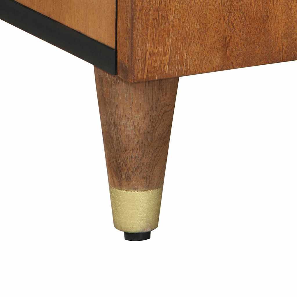 TV Cabinet with Shelf Brown 105 x 33.5 x 46 cm Solid Mango wood