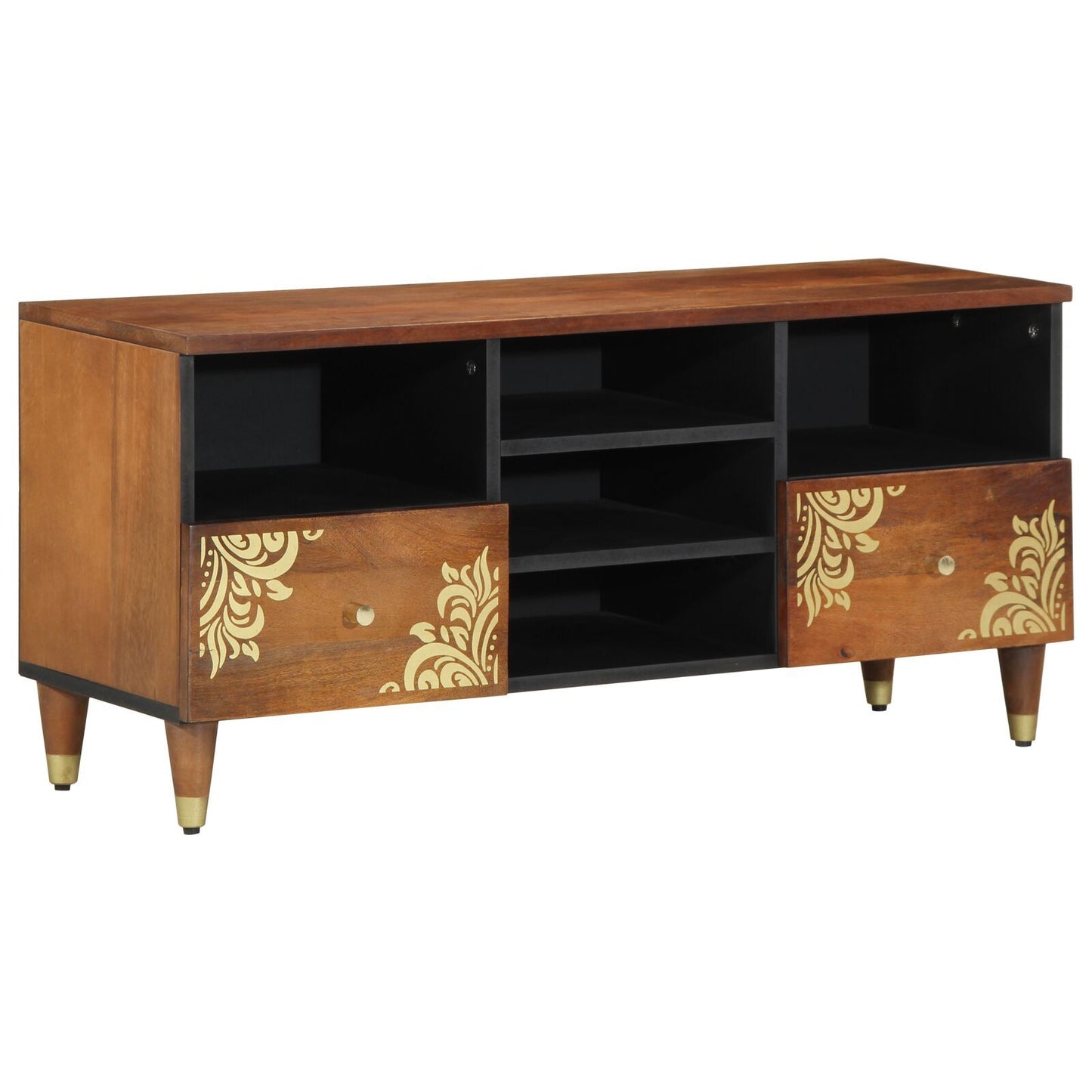 TV Units Honey Brown 100 x 33 x 46 cm Engineered wood