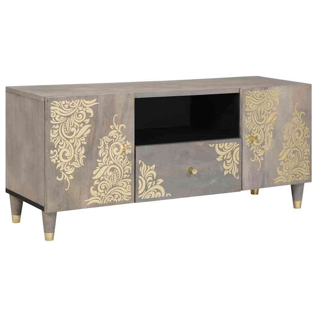 TV Units with Drawer Grey 105 x 33 x 46 cm Engineered wood