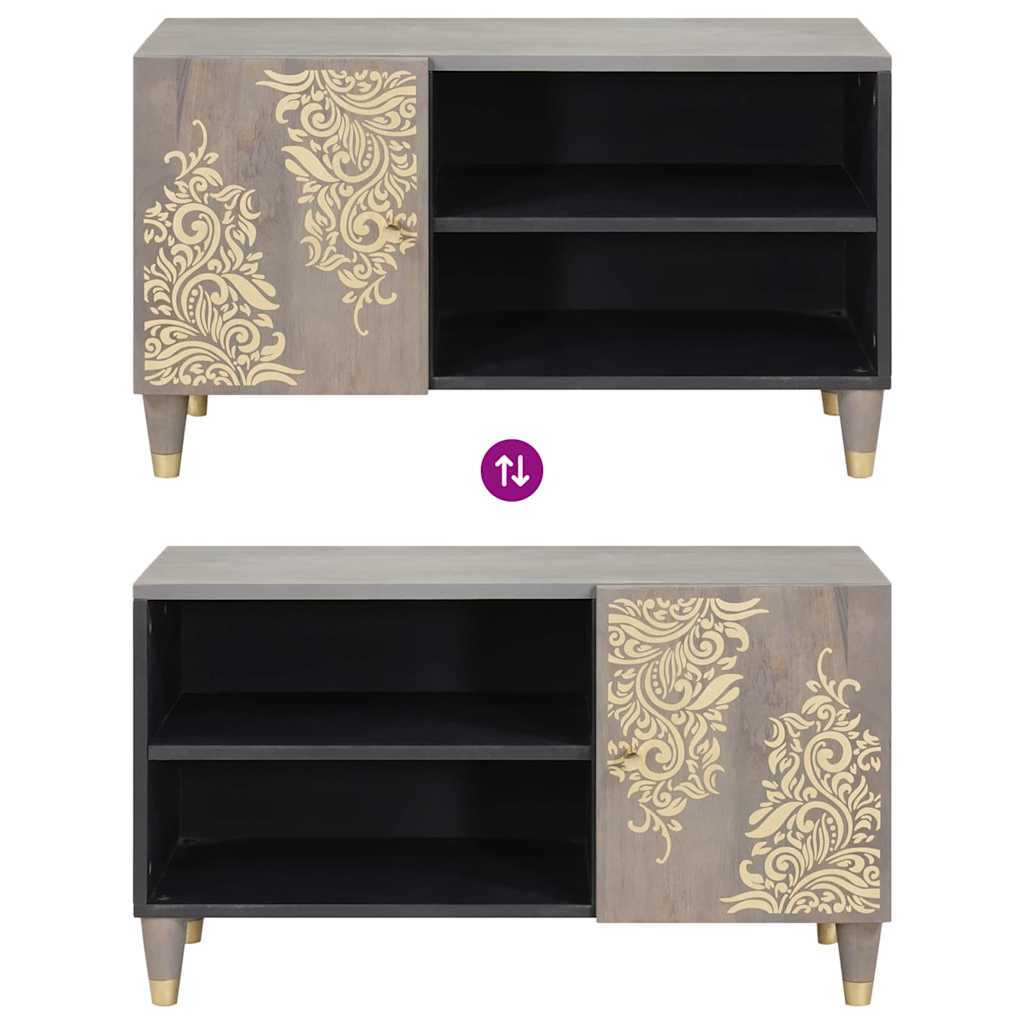 TV Units with Shelf Grey 80 x 33 x 46 cm Engineered wood