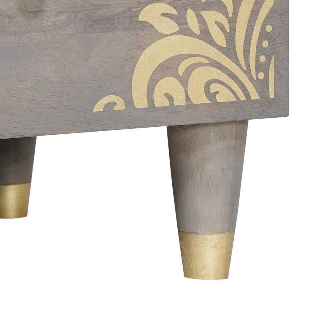 TV Units with Drawer Grey 100 x 33 x 46 cm Engineered wood