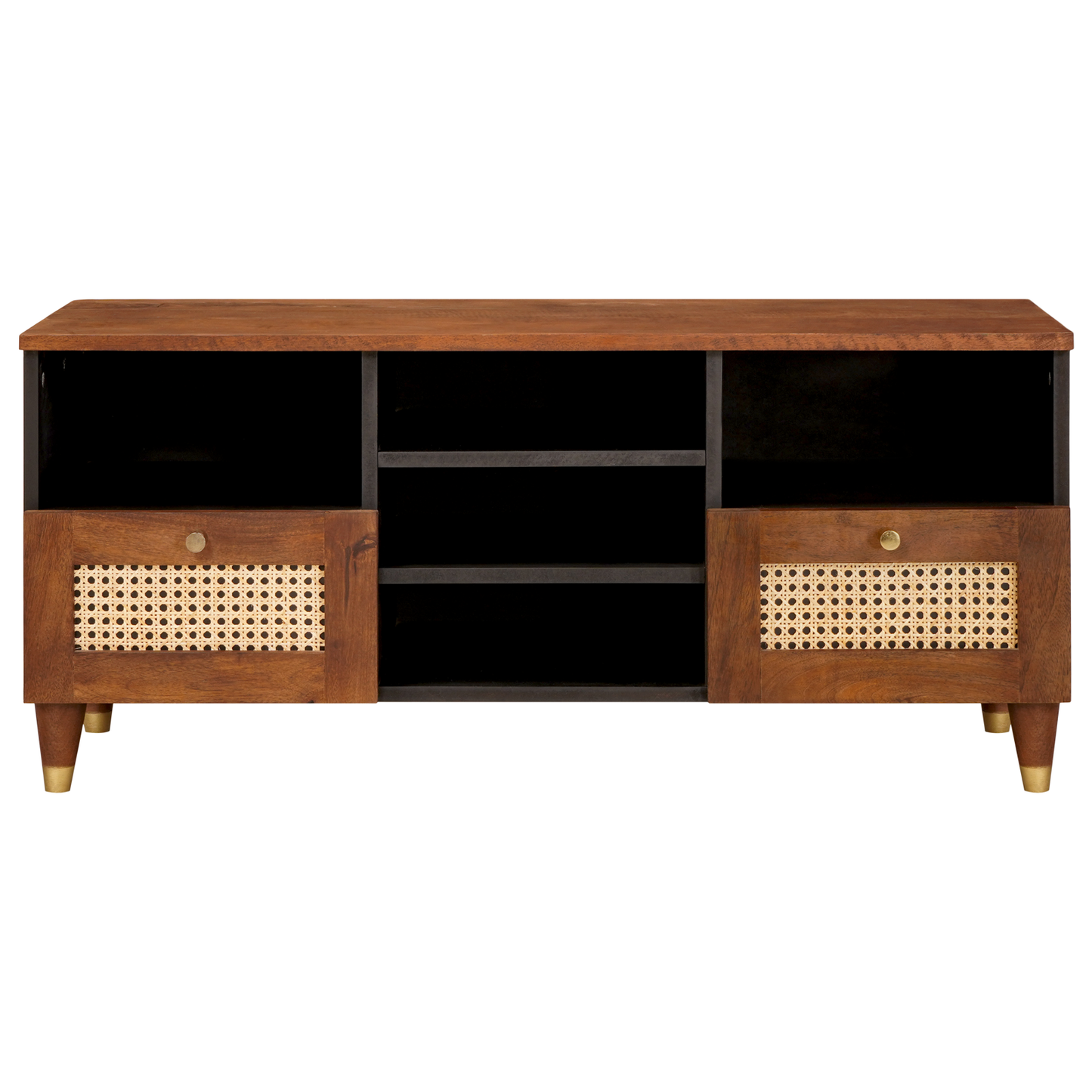 Media Storage Cabinets & Racks Brown 100 x 33.5 x 46 cm