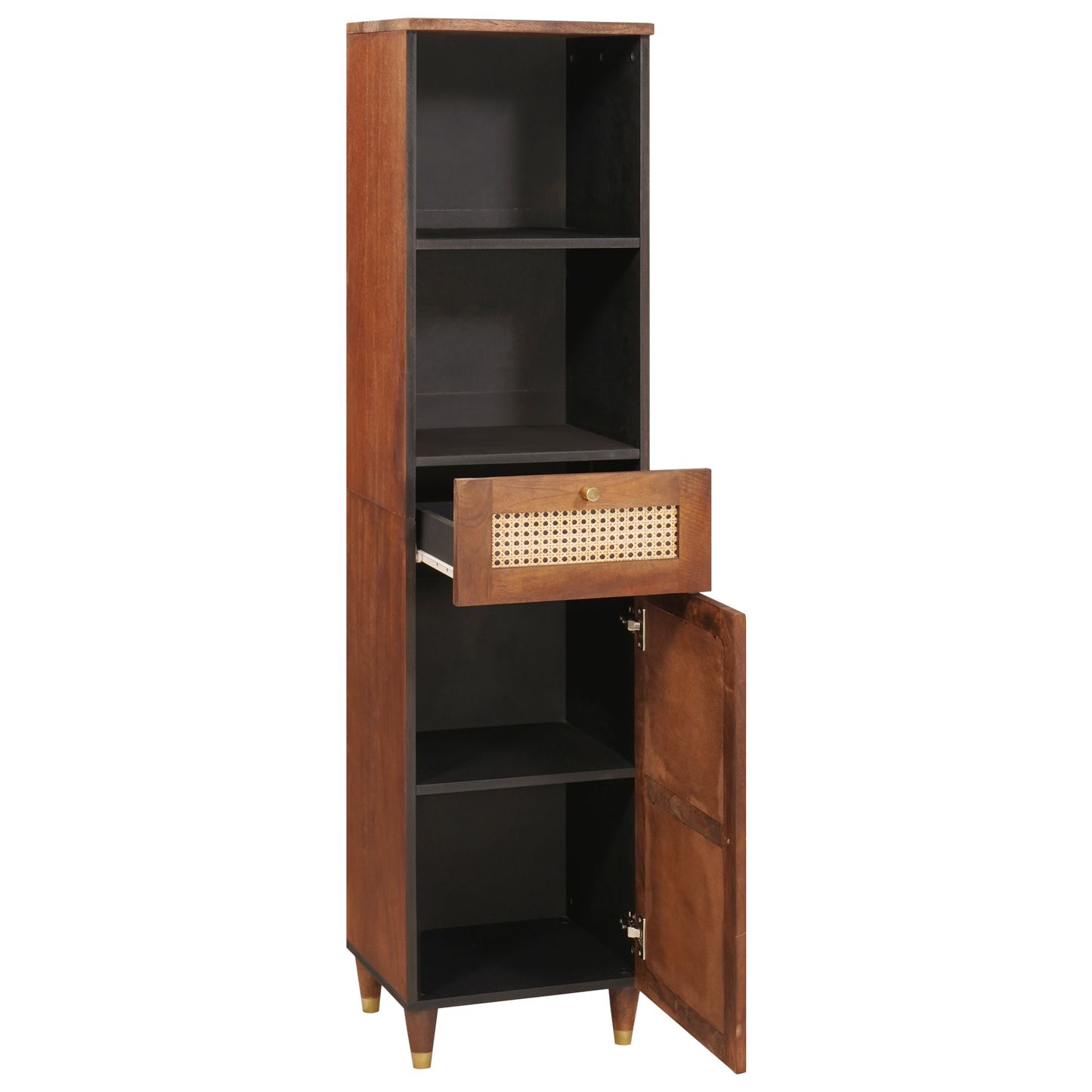 Sideboard with Drawer with Shelf Brown 38 x 33.5 x 160 cm