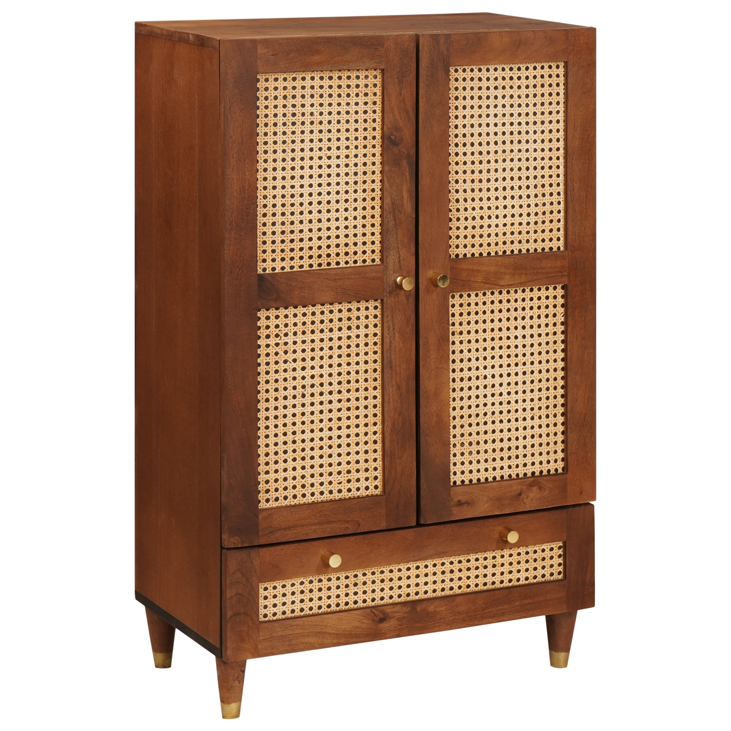 Media Storage Cabinets & Racks Brown 60 x 33.5 x 100 cm
