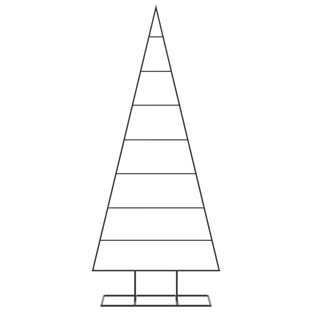 Metal Christmas Tree for Decoration Black 150 cm
