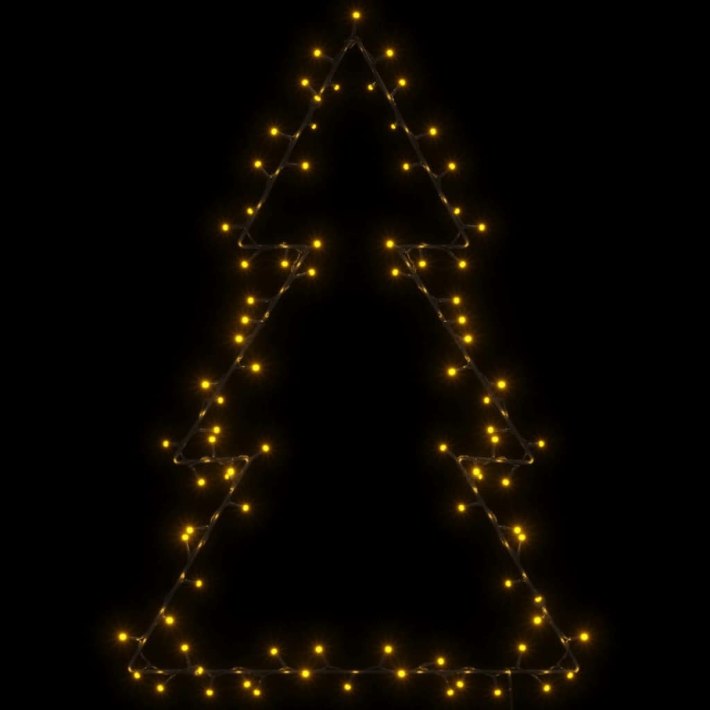 Christmas Lights Christmas Tree Silhouette 115 LEDs Warm White