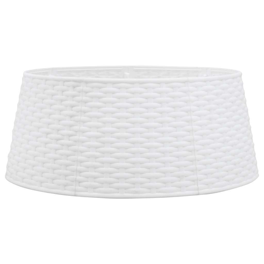 Christmas Tree Skirt White 56x23 cm Plastic