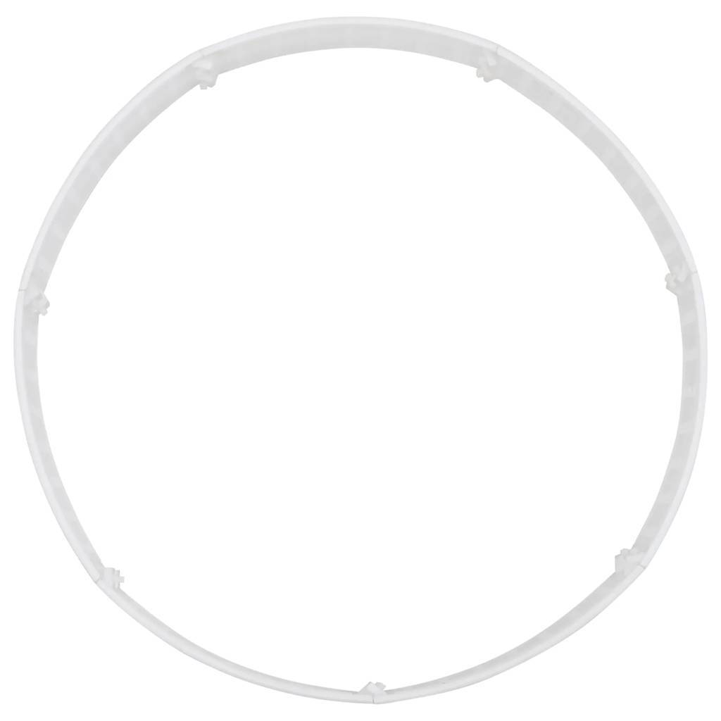 Christmas Tree Skirt White 56x23 cm Plastic