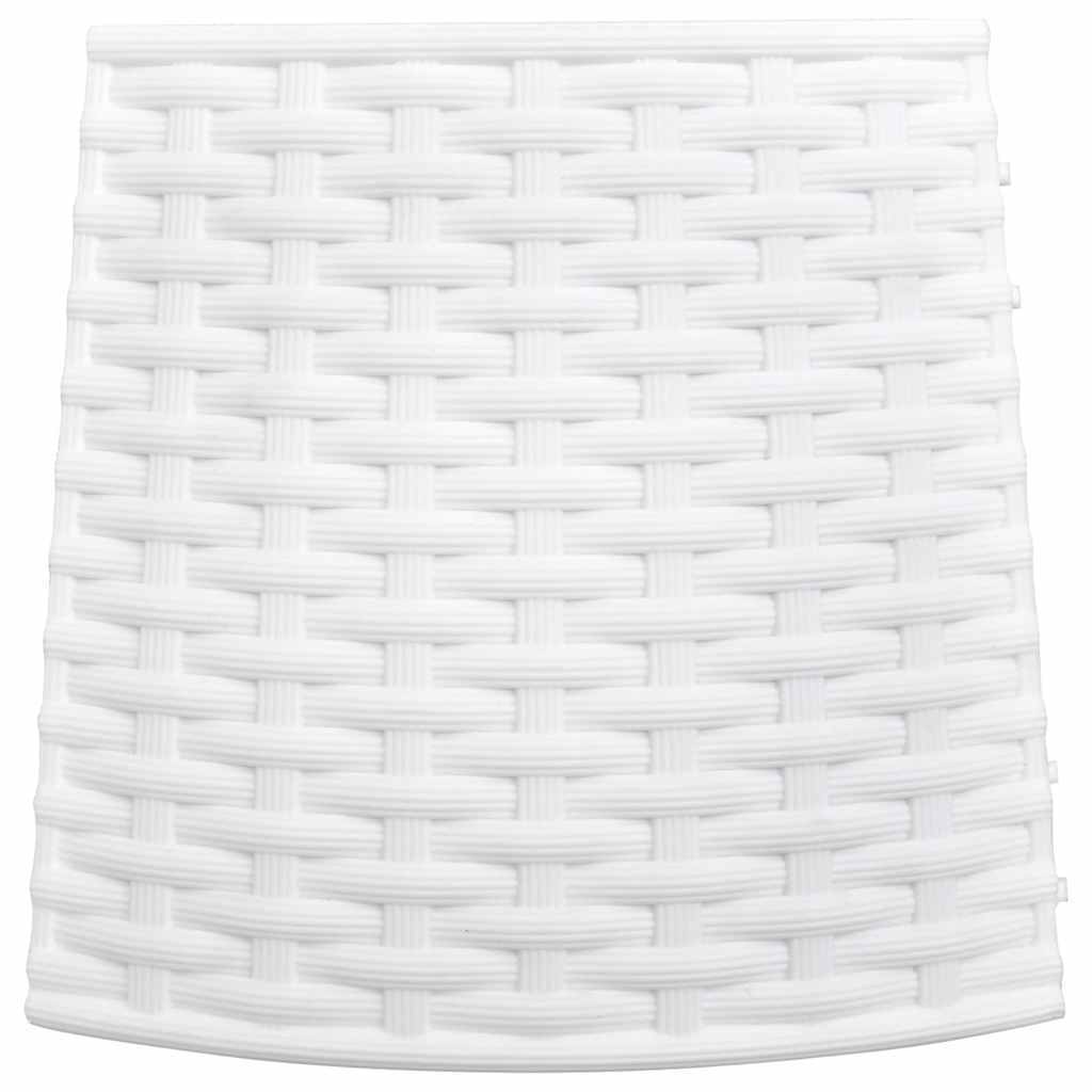 Christmas Tree Skirt White 65x23 cm Plastic