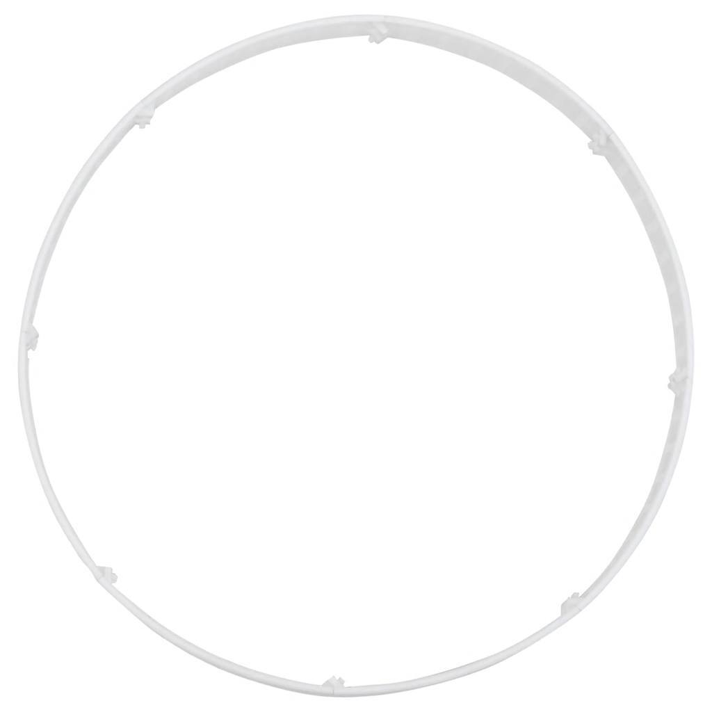 Christmas Tree Skirt White 65x23 cm Plastic