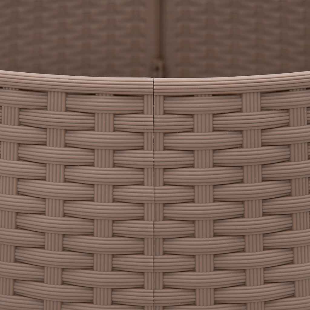 Christmas Tree Skirt Brown 65x23 cm Plastic