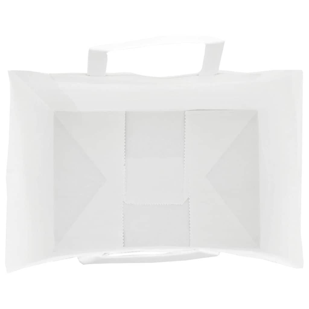 Paper Bags 50 pcs with Handles White 32x22x24 cm