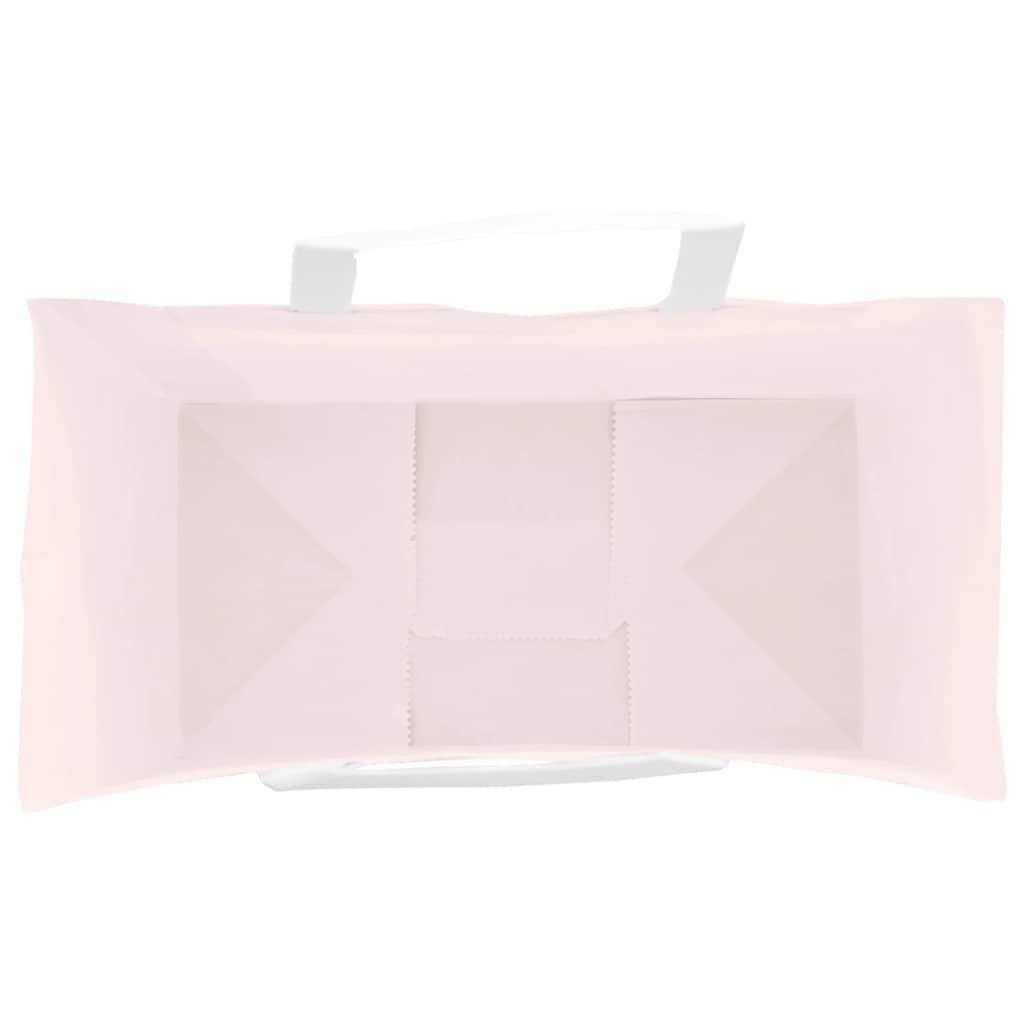 Paper Bags 50 pcs with Handles Pink 32x17x44 cm