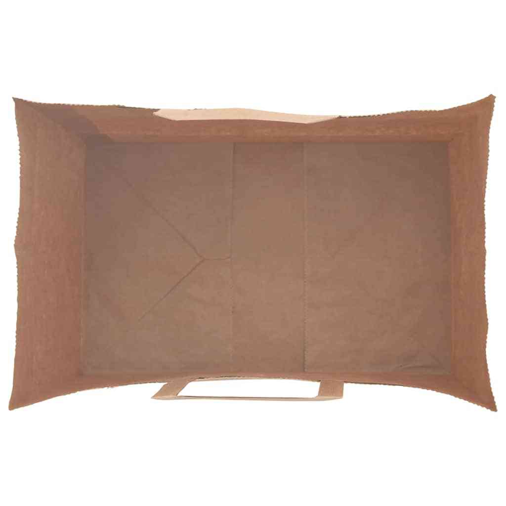 Paper Bags 50 pcs with Handles Blue 26x17x25 cm