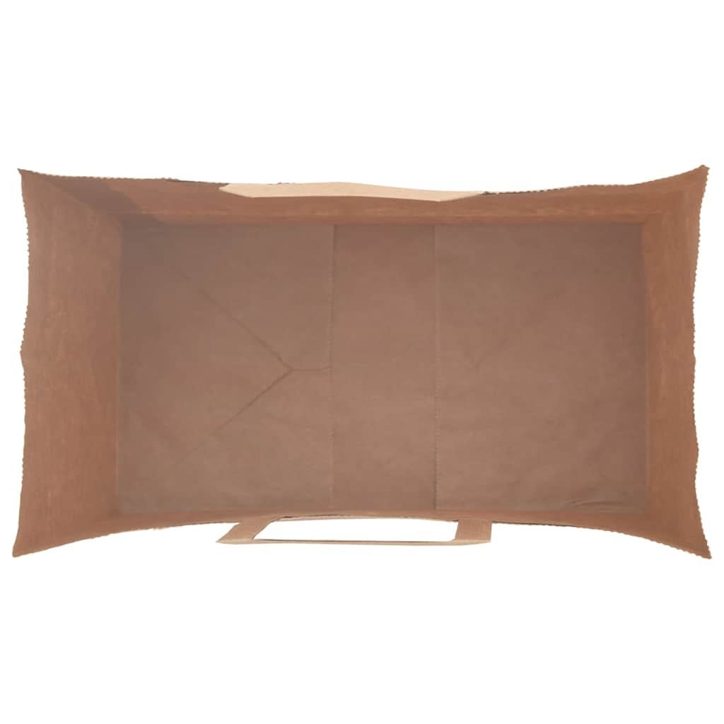 Paper Bags 250 pcs with Handles Blue 15x8x21 cm