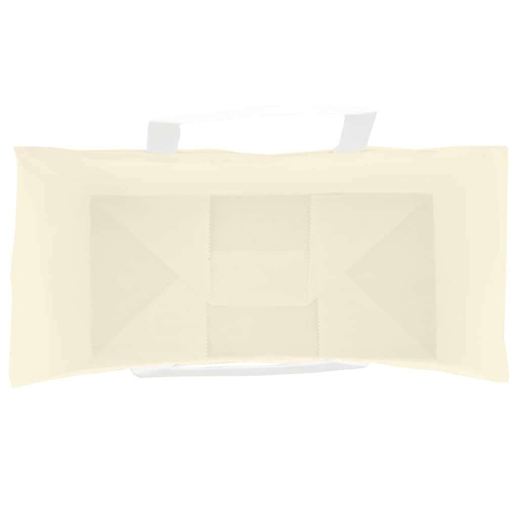 Paper Bags 50 pcs with Handles Yellow 18x8x22 cm