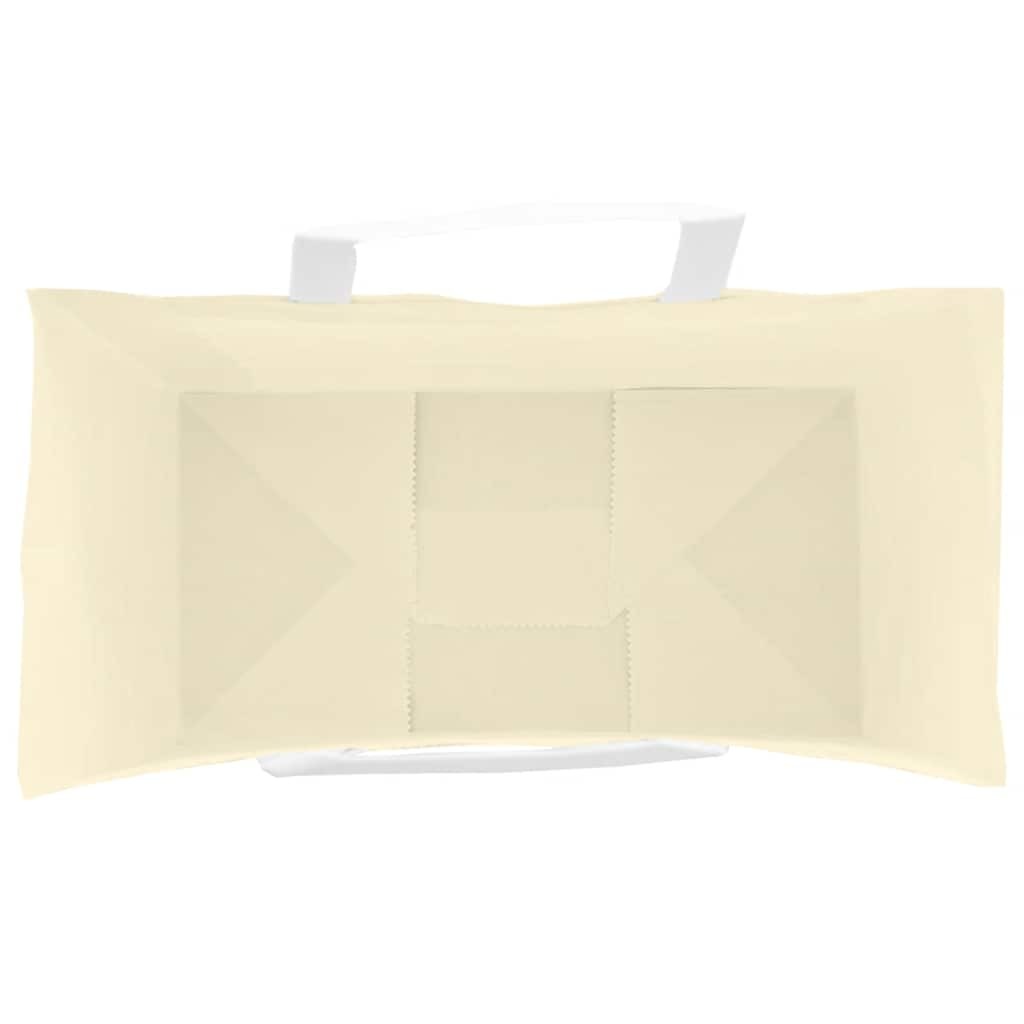 Paper Bags 50 pcs with Handles Yellow 32x17x25 cm