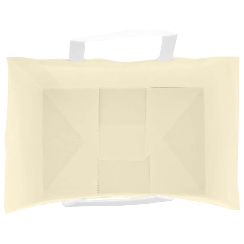 Paper Bags 50 pcs with Handles Yellow 32x22x28 cm