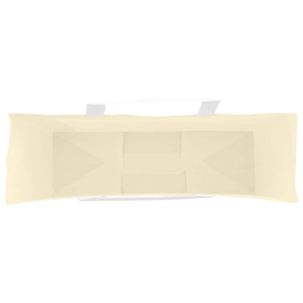 Paper Bags 50 pcs with Handles Yellow 54x15x49 cm