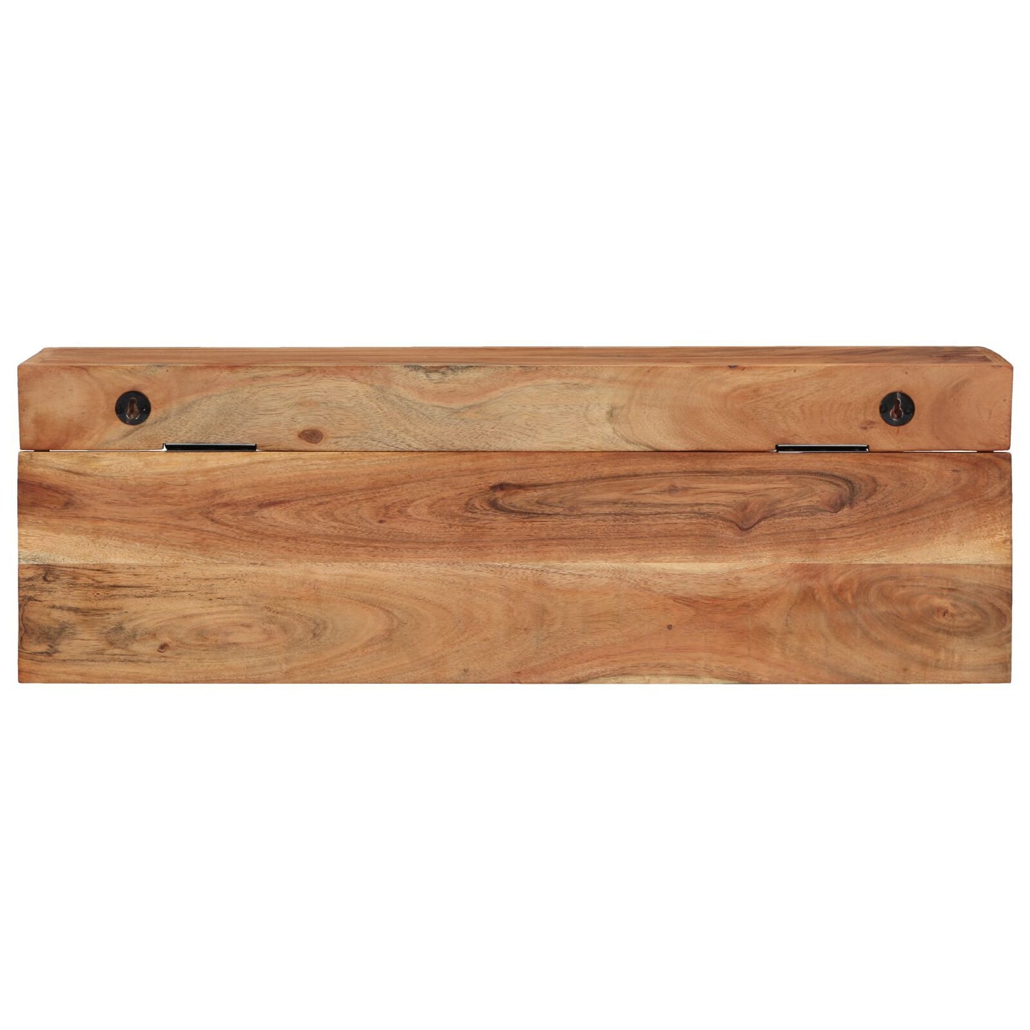 Coat Rack with Shelf Brown 73 x 19 x 23 cm Solid Acacia wood
