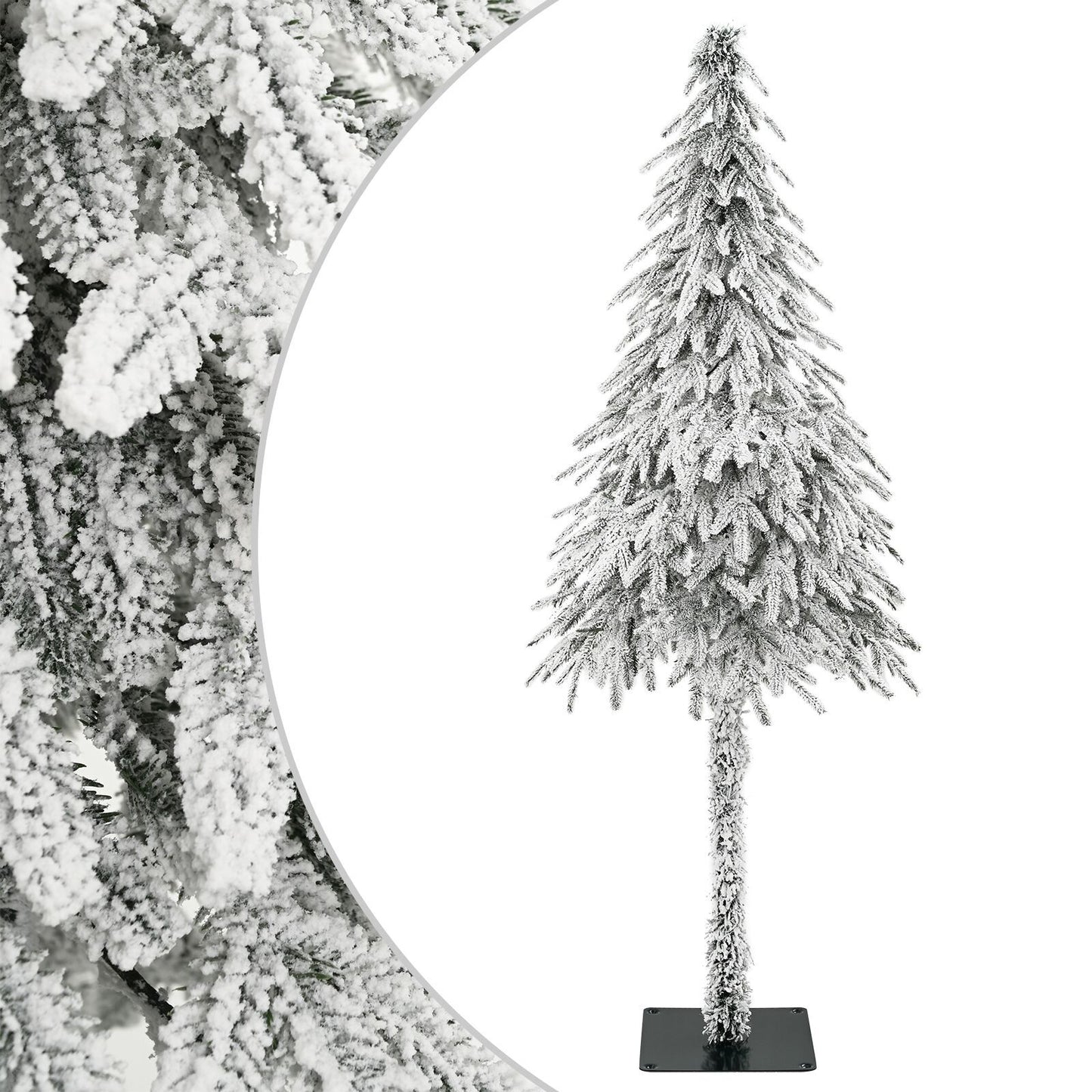 Artificial Christmas Tree White 71 x 71 x 150 cm