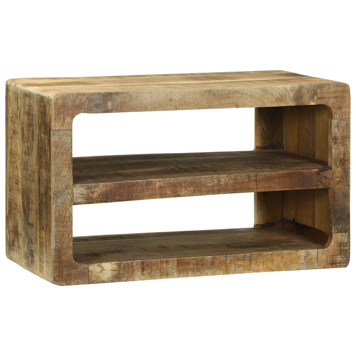 TV Cabinet with Shelf Brown 60 x 32 x 36 cm Solid Mango wood