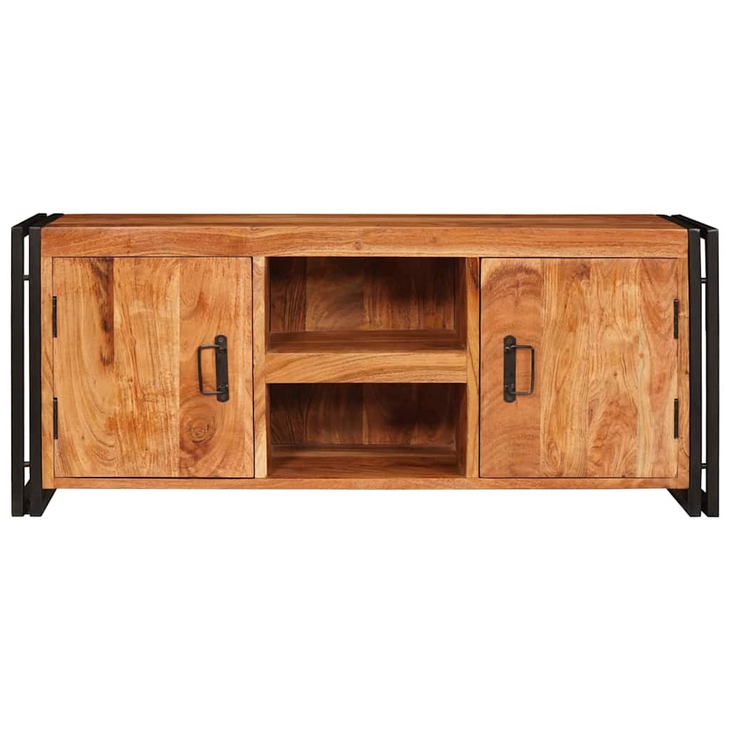 TV Cabinet Brown 120 x 30 x 50 cm Solid acacia wood