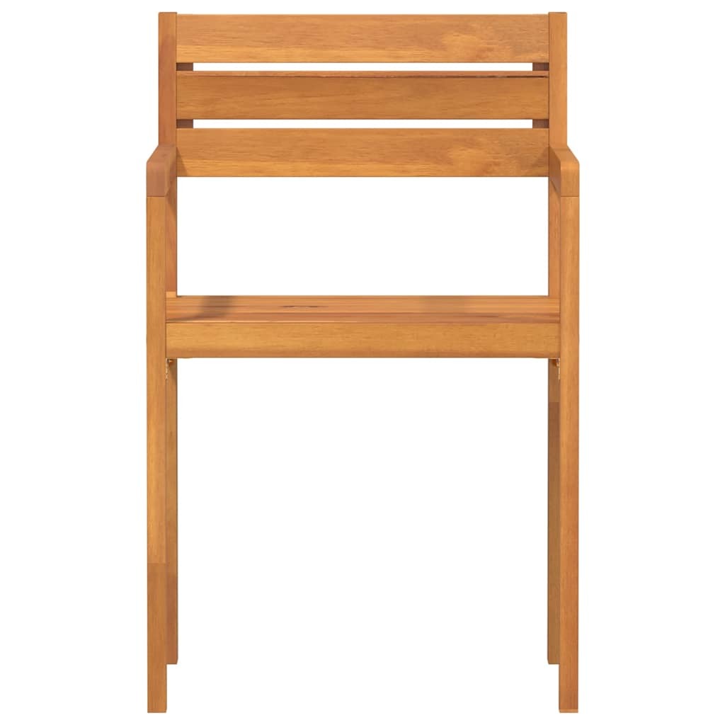 Garden Chairs 2 pcs 50x53x80 cm Solid Wood Acacia