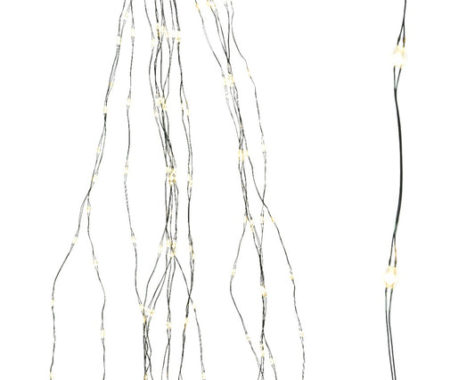 Micro LED Outdoor Tree Lights Warm White/Green Cable