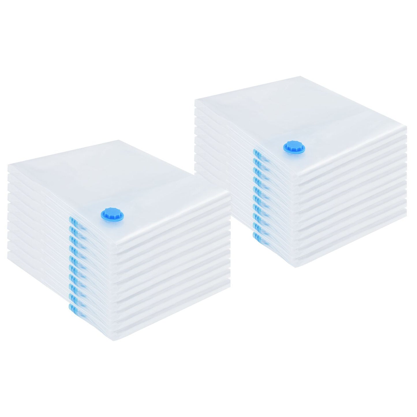 Vacuum Storage Bags 20 pcs Transparent and blue 130 x 100 cm
