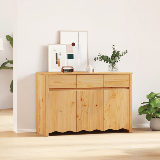 Sideboard Drammen Oak 114 x 43 x 75.5 cm Solid Pine wood