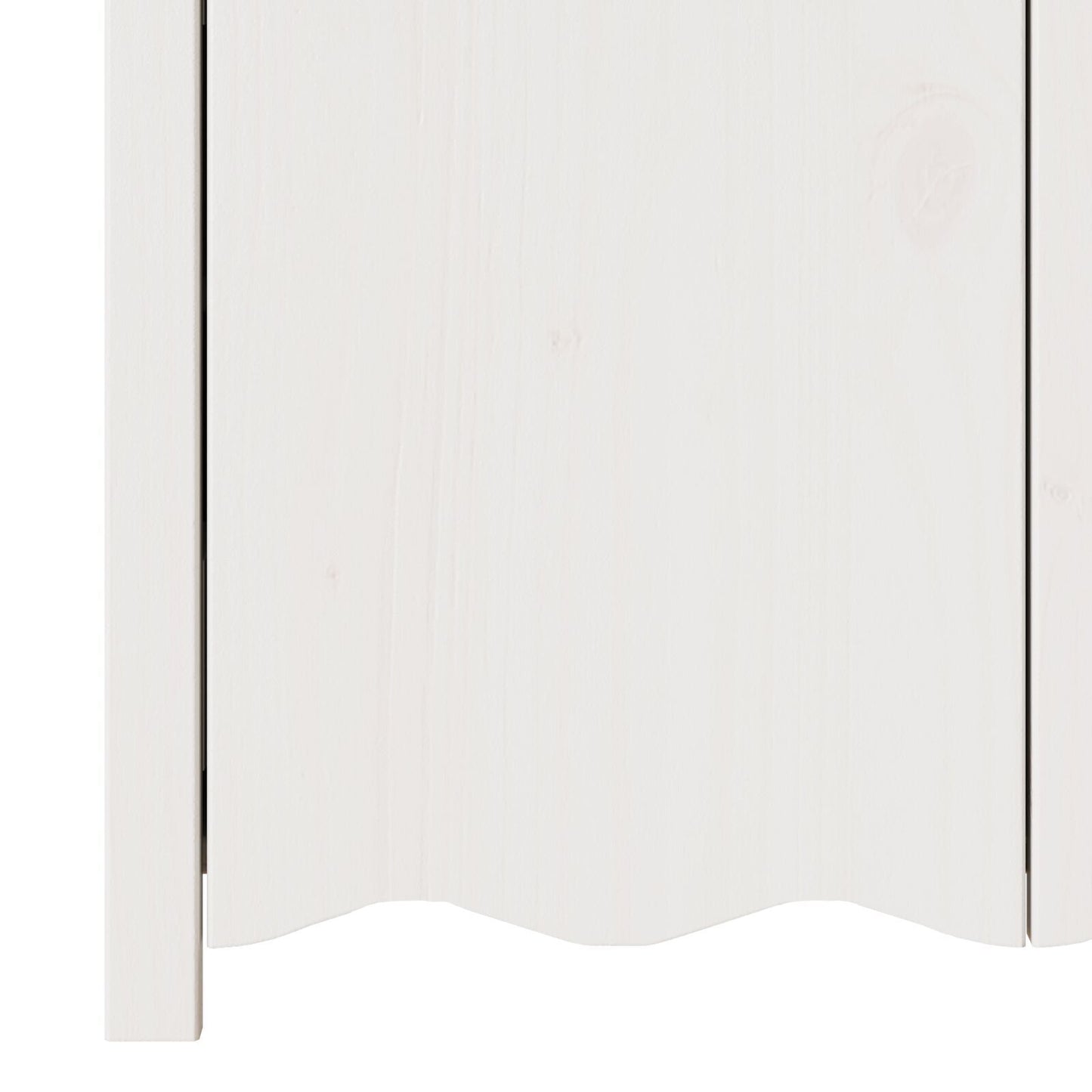 Sideboard Drammen White 114 x 43 x 75.5 cm Solid Pine wood