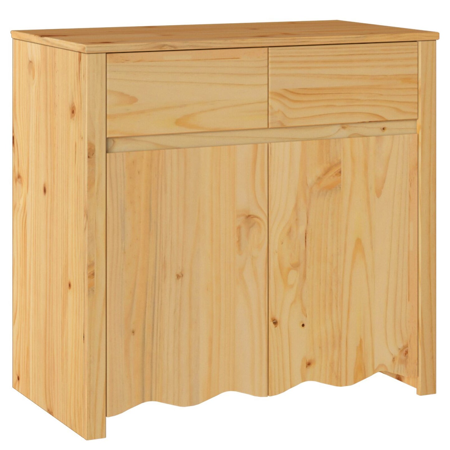 Sideboard Drammen Oak 79 x 43 x 75.5 cm Solid Pine wood