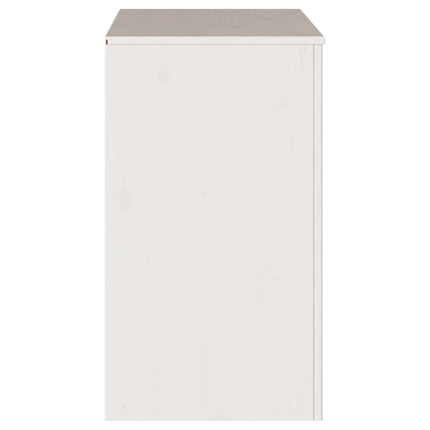 Sideboard Drammen White 79 x 43 x 75.5 cm Solid Pine wood