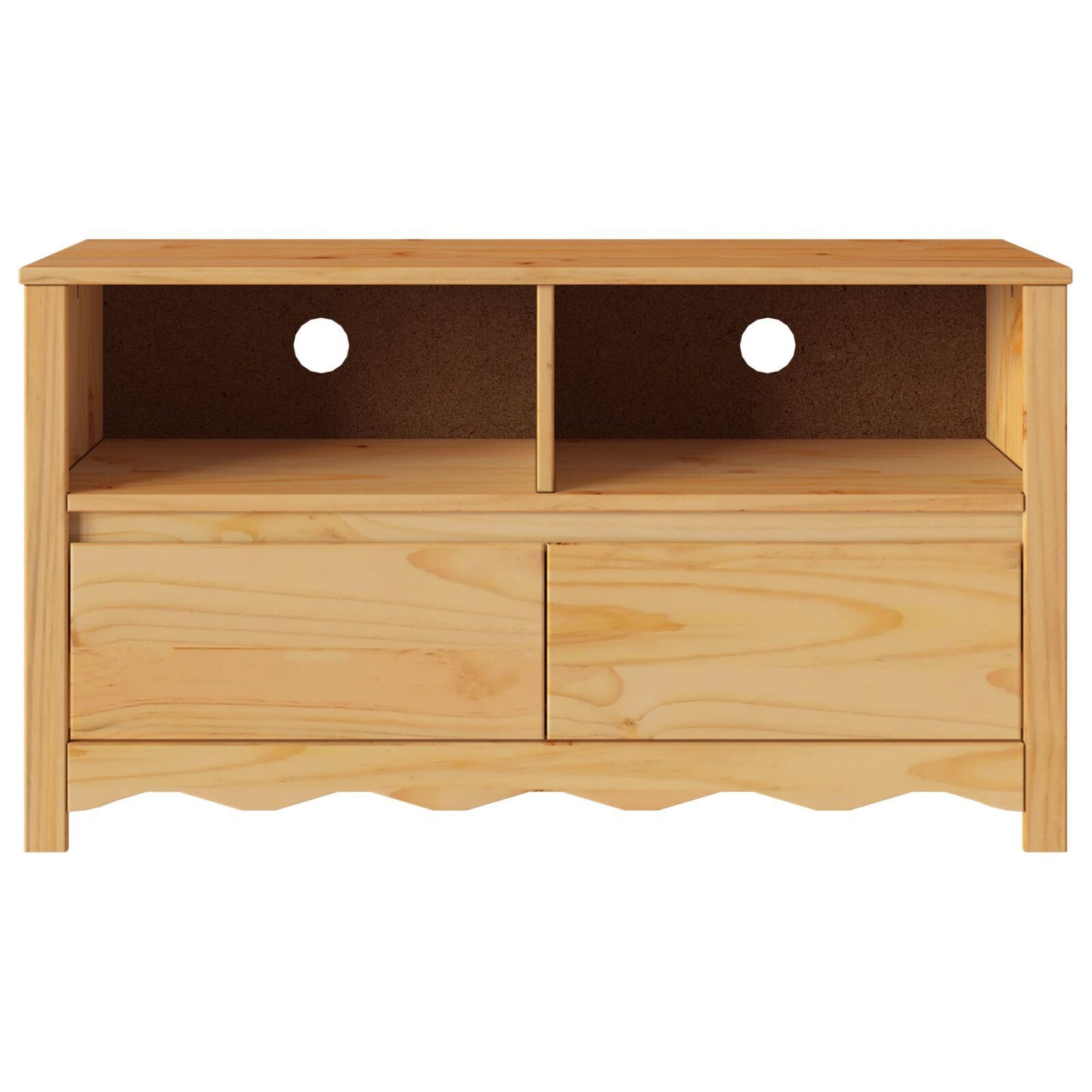 TV Cabinet Drammen Brown 99 x 43 x 55 cm Solid Pine wood