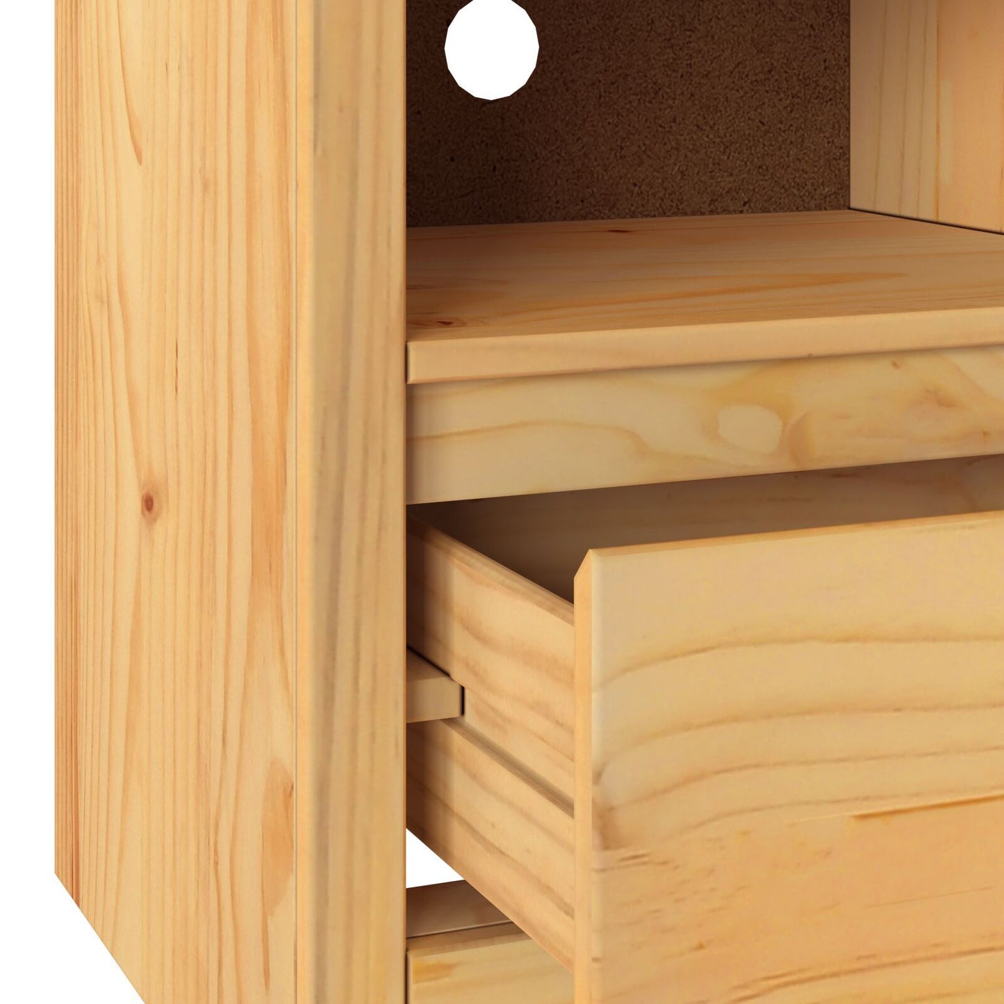 TV Cabinet Drammen Brown 99 x 43 x 55 cm Solid Pine wood