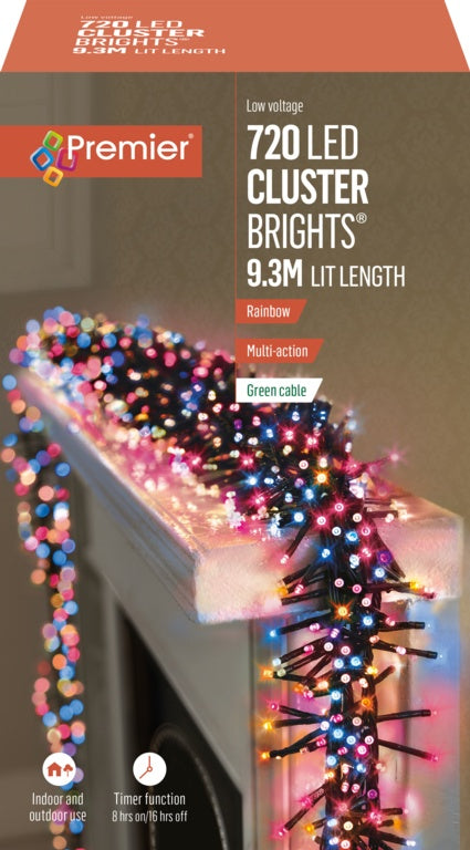 720 LED Multi Action Cluster Brights With Timer