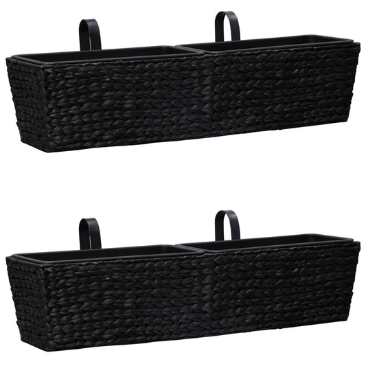 Planters 2 pcs Water Hyacinth Black